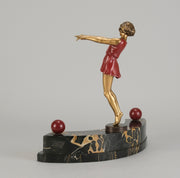 Godard Deco Dancer - Art Deco Bronze - Hickmet Fine Arts  