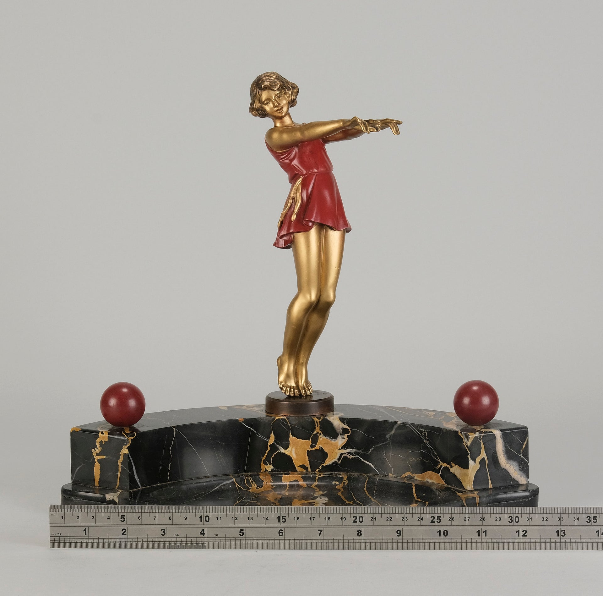 Godard Deco Dancer - Art Deco Bronze - Hickmet Fine Arts  