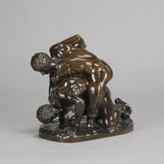 Grand Tour Souvenir Bronze Wrestlers - Hickmet Fine Artd