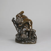 Grand Tour Souvenir Bronze Wrestlers - Hickmet Fine Artd