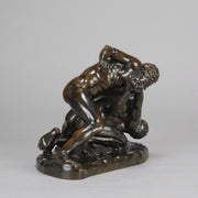 Grand Tour Souvenir Bronze Wrestlers - Hickmet Fine Artd