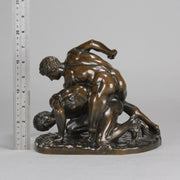 Grand Tour Souvenir Bronze Wrestlers - Hickmet Fine Artd
