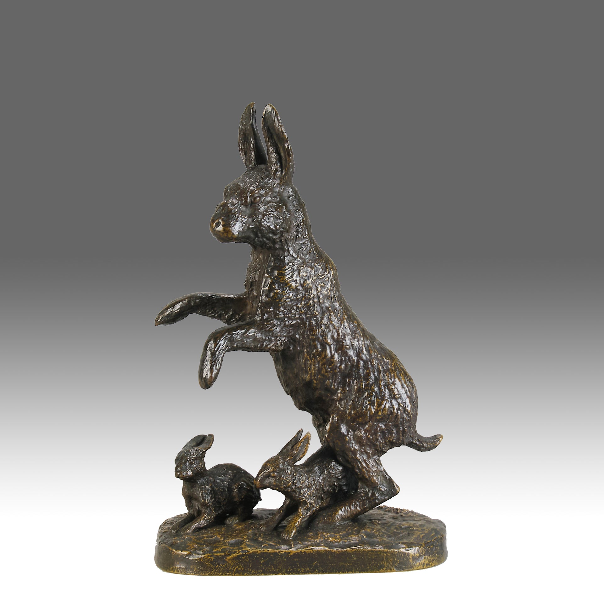 Fratin bronze hares