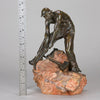 Henri Coutheillas Bronze Miner - Hickmet Fine Arts  