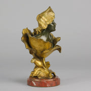 "Fée des Fleurs" - Henri Godet Bronze Bust - Hickmet Fine Arts