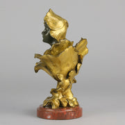 "Fée des Fleurs" - Henri Godet Bronze Bust - Hickmet Fine Arts
