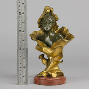 "Fée des Fleurs" - Henri Godet Bronze Bust - Hickmet Fine Arts