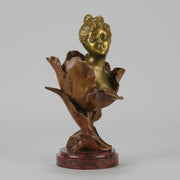 "Fée des Fleurs" - Henri Godet Bronze Bust - Hickmet Fine Arts