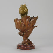 "Fée des Fleurs" - Henri Godet Bronze Bust - Hickmet Fine Arts