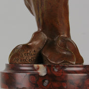 "Fée des Fleurs" - Henri Godet Bronze Bust - Hickmet Fine Arts