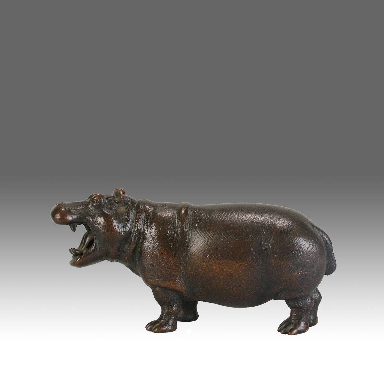 Bergman bronze hippo