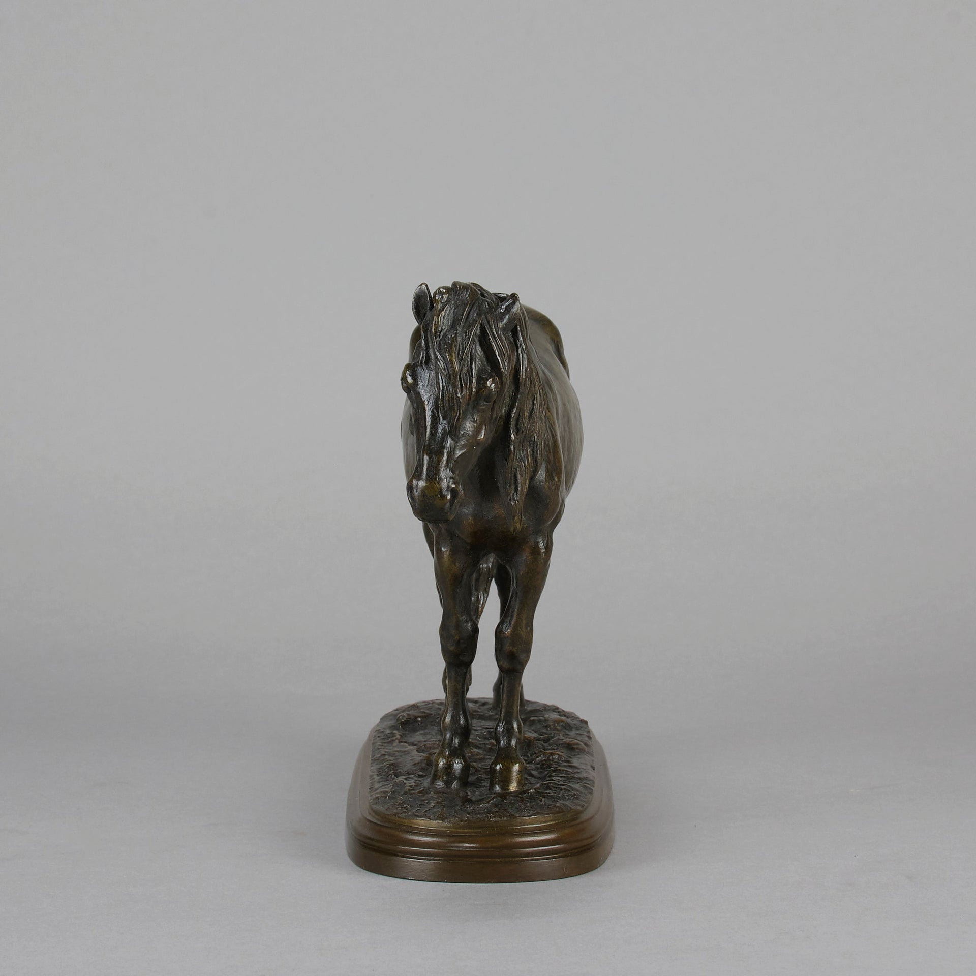 Isidore Bonheur Pony - Animalier Bronze - Hickmet Fine Arts