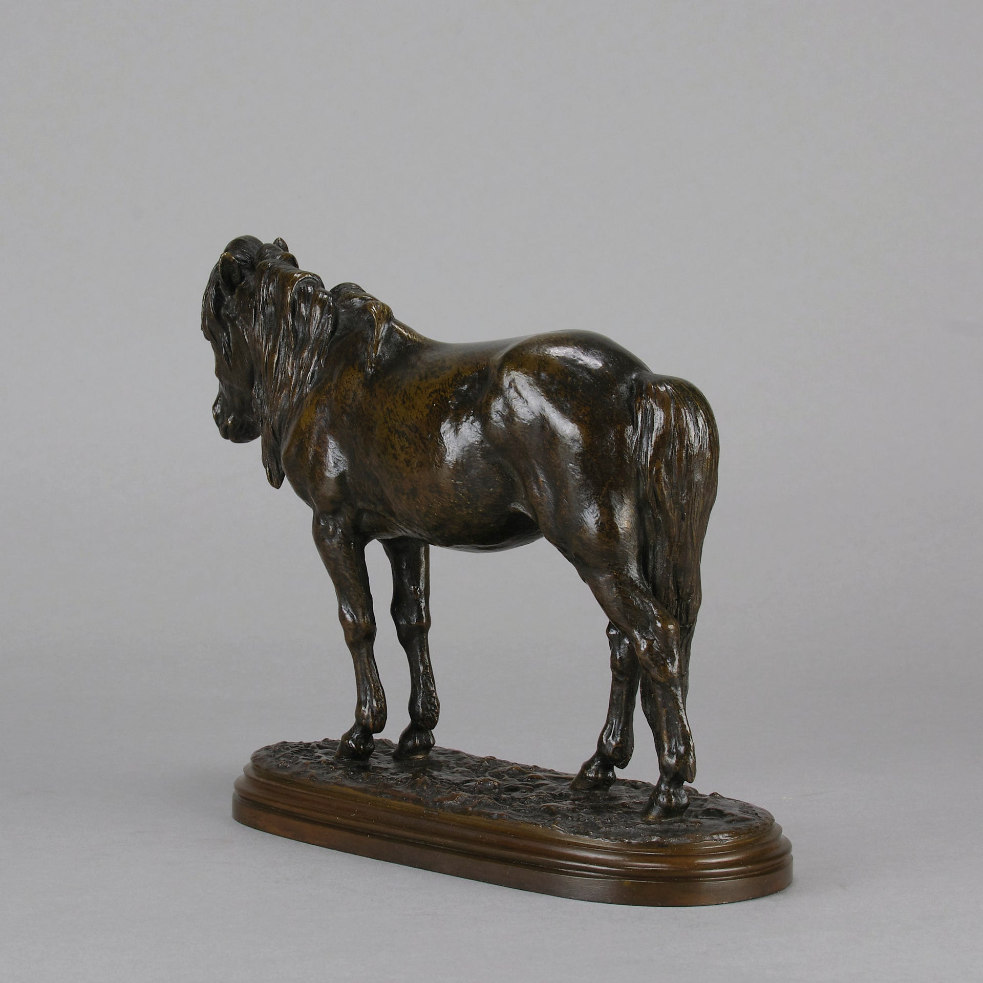 Isidore Bonheur Pony - Animalier Bronze - Hickmet Fine Arts
