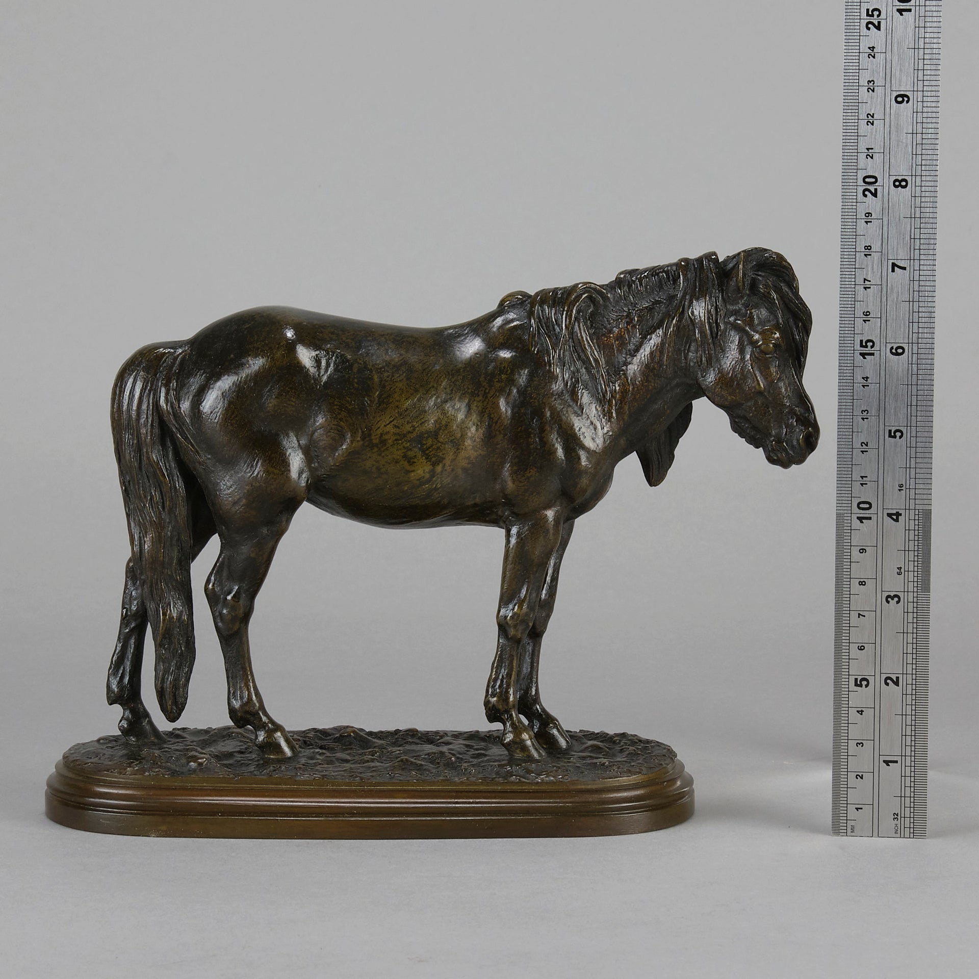 Isidore Bonheur Pony - Animalier Bronze - Hickmet Fine Arts