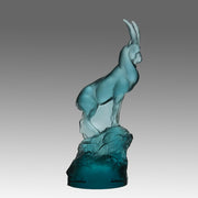 Lalique Ibex - Lalique Coloured Glass - Hickmet Fine Arts 