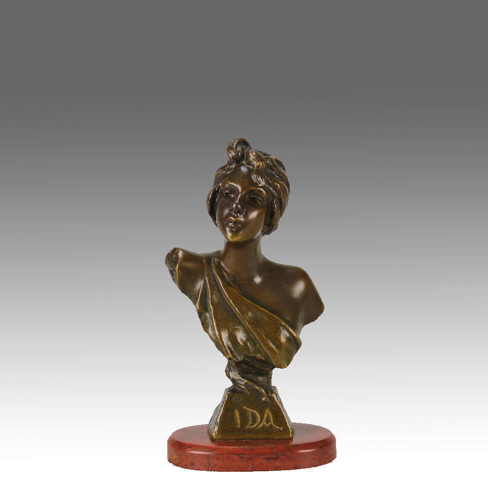 Art Nouveau Bronze - Villanis Ida - Hickmet Fine Arts