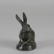 Rochard Rabbit - Animalier Antique Bronze - Hickmet Fine Arts 