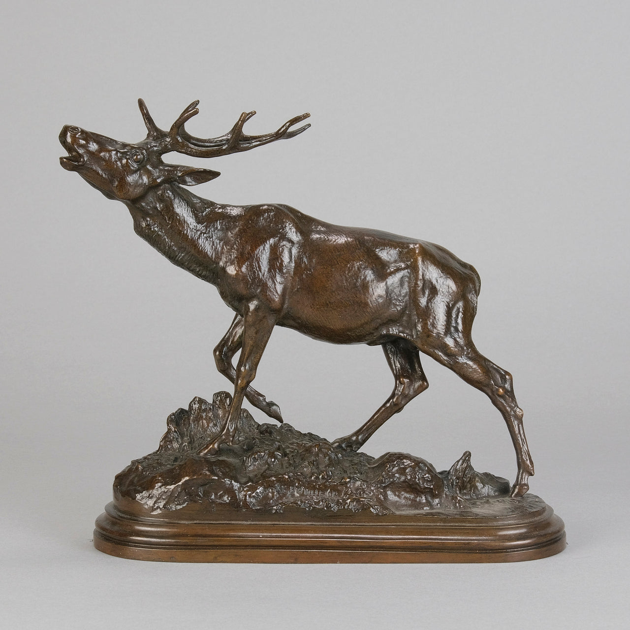 Bonheur Stag - Animalier Bronze - Hickmet Fine Arts