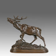 Bonheur Stag - Animalier Bronze - Hickmet Fine Arts