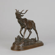Bonheur Stag - Animalier Bronze - Hickmet Fine Arts