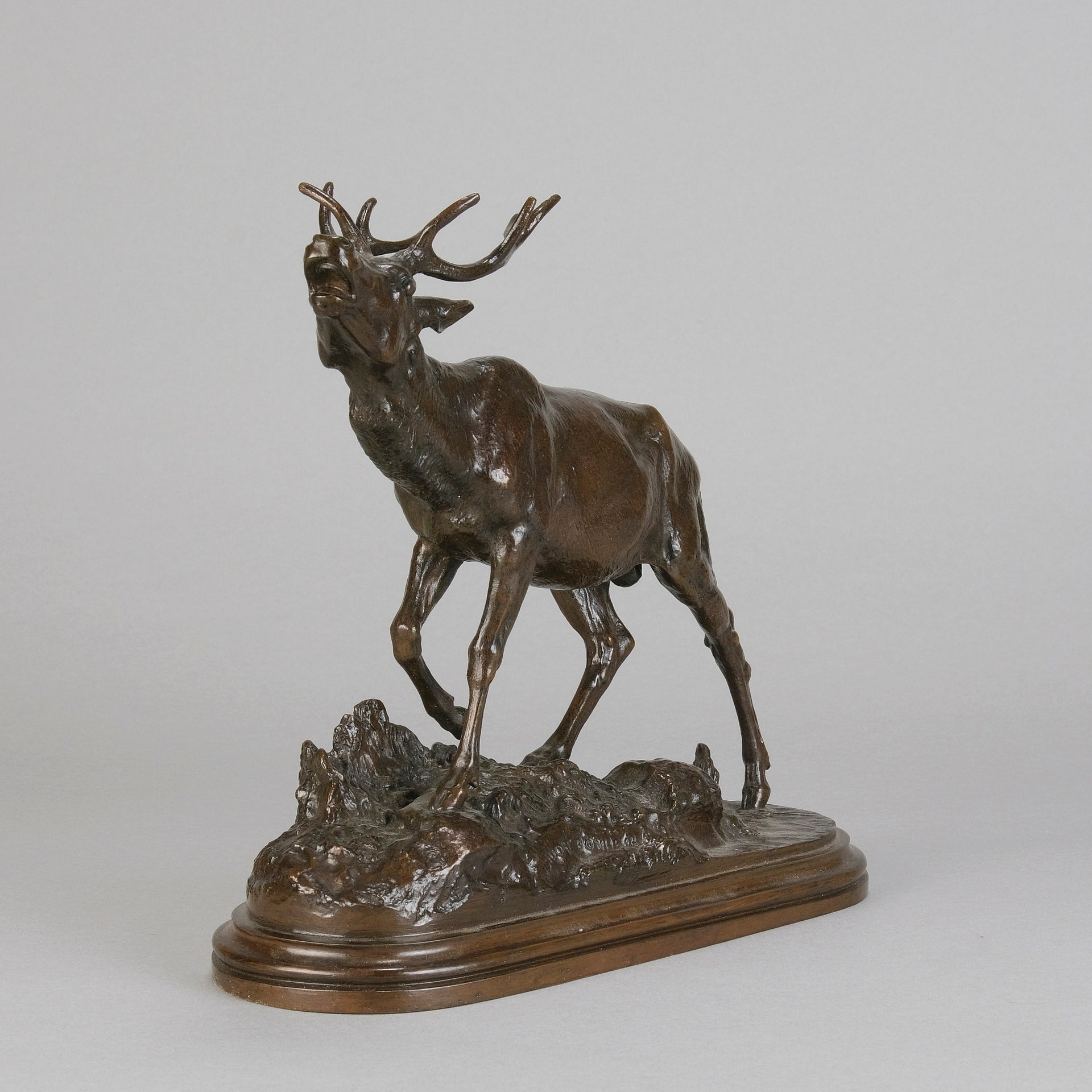 Bonheur Stag - Animalier Bronze - Hickmet Fine Arts