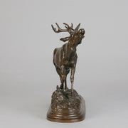 Bonheur Stag - Animalier Bronze - Hickmet Fine Arts