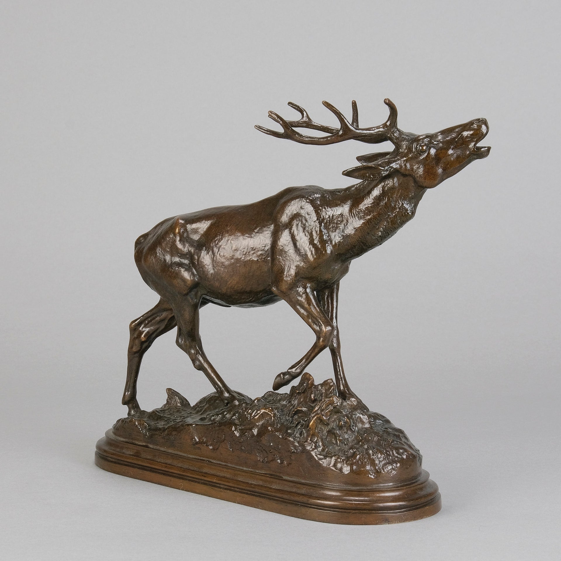Bonheur Stag - Animalier Bronze - Hickmet Fine Arts