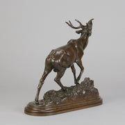 Bonheur Stag - Animalier Bronze - Hickmet Fine Arts