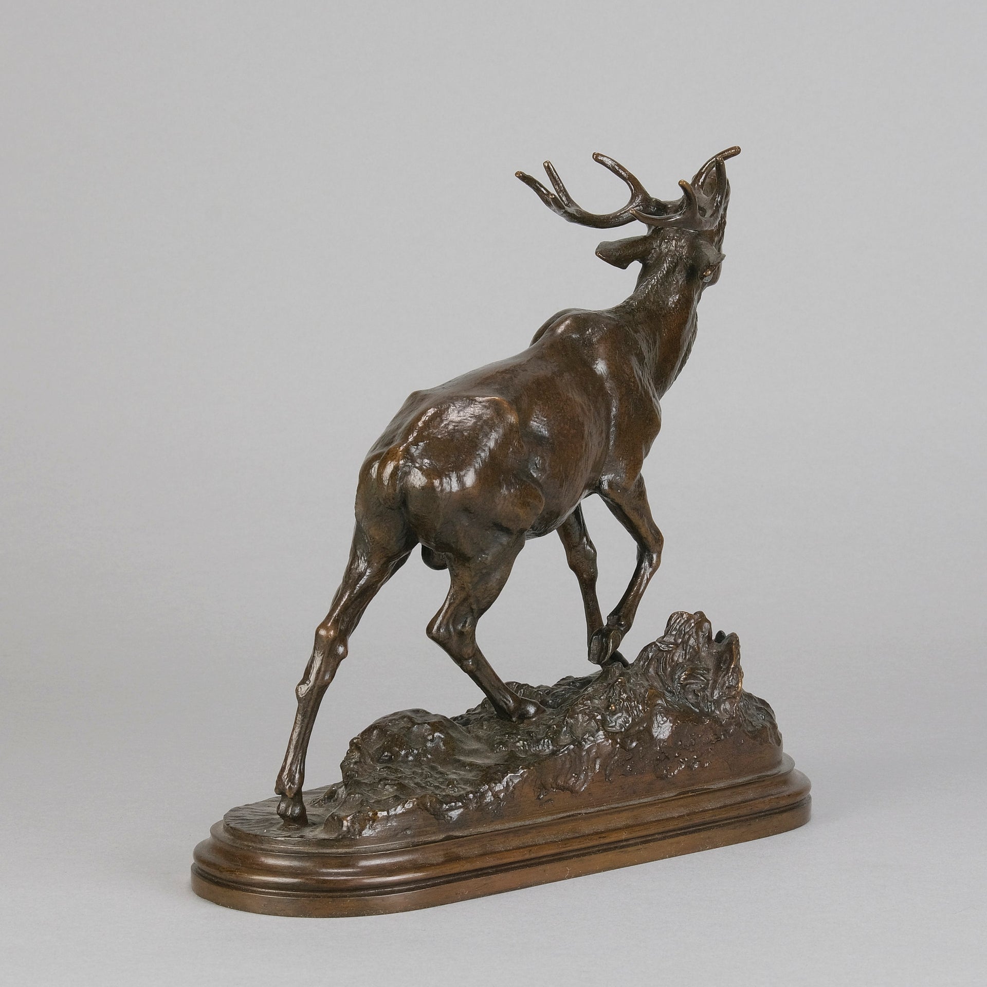 Bonheur Stag - Animalier Bronze - Hickmet Fine Arts