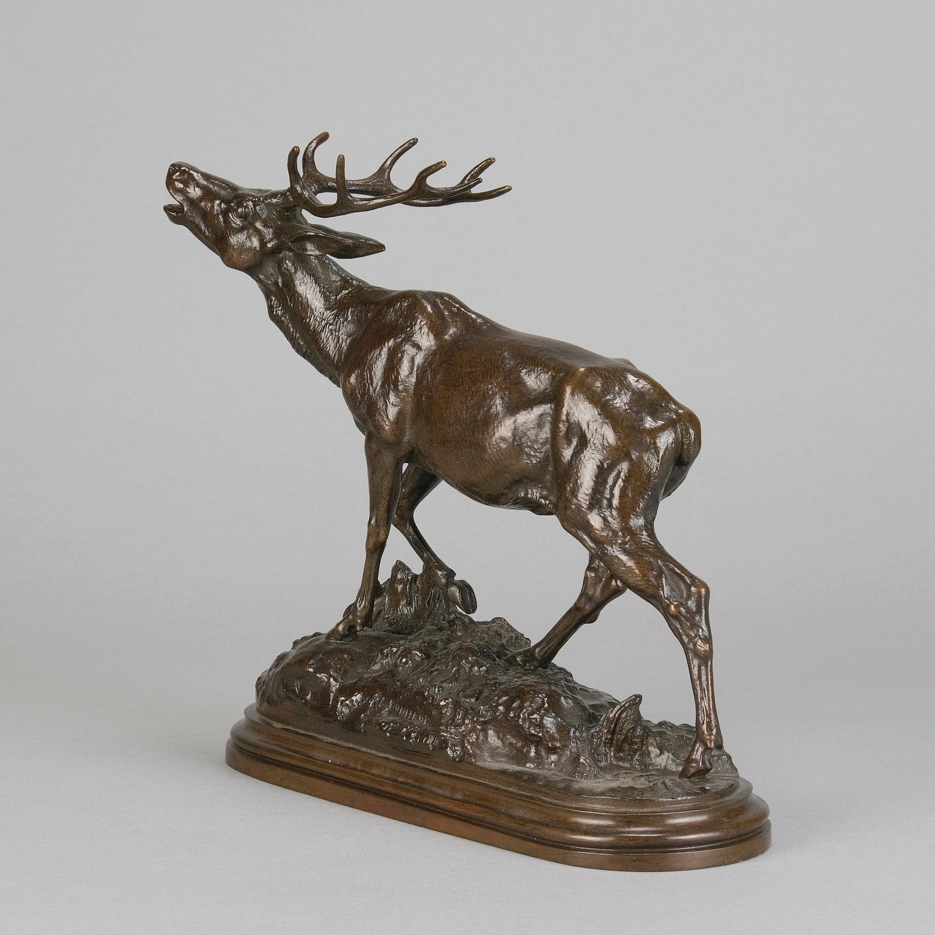 Bonheur Stag - Animalier Bronze - Hickmet Fine Arts