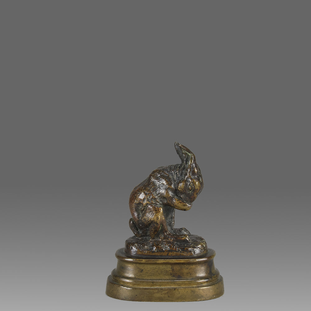"Rabbit Cleaning its Paw" by Isidore Bonheur