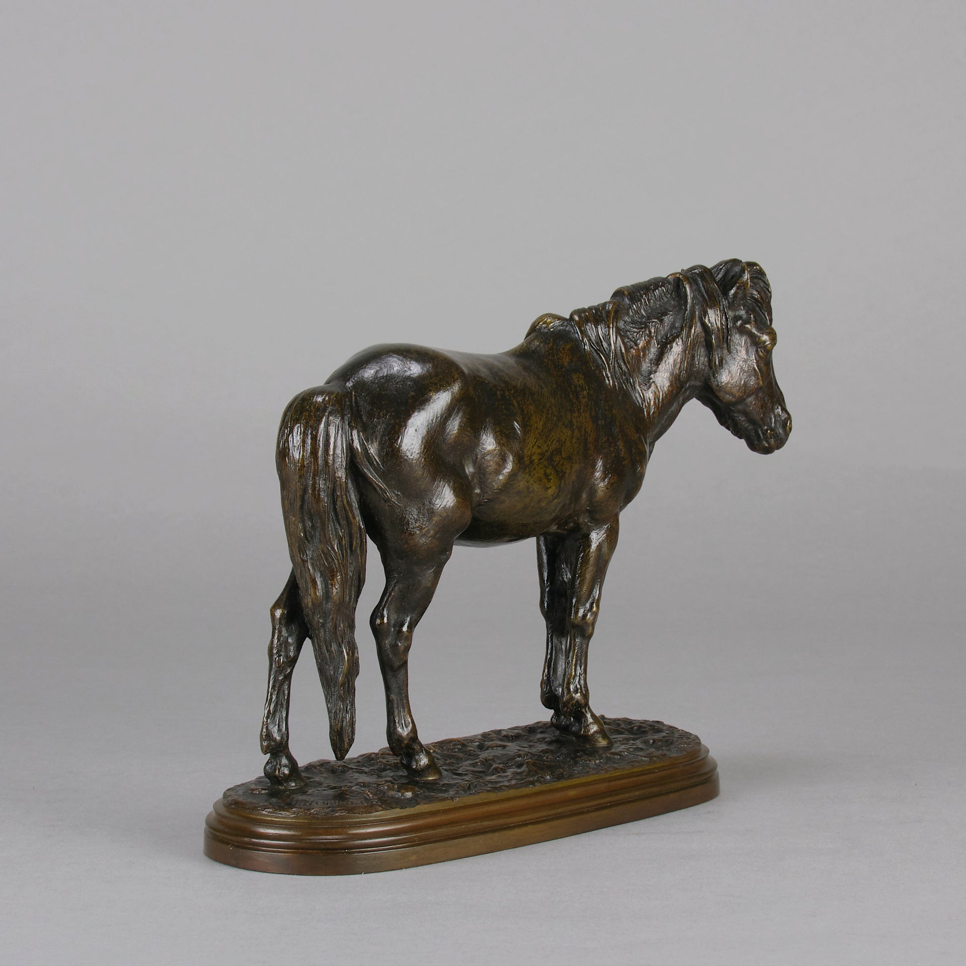 Isidore Bonheur Pony - Animalier Bronze - Hickmet Fine Arts