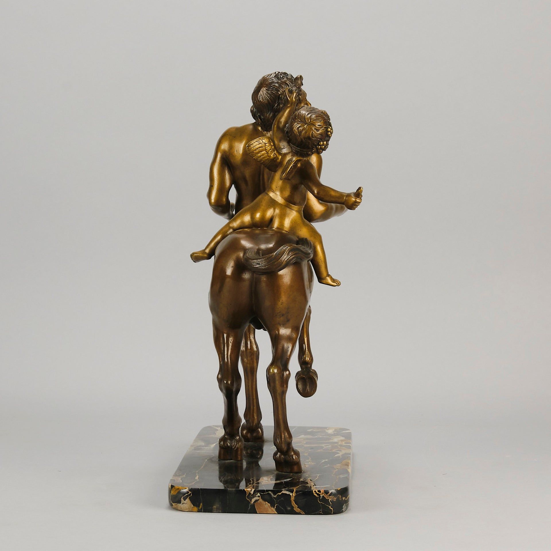 Italian Bronze Centaur and Cupid - Hickmet Fine Arts 