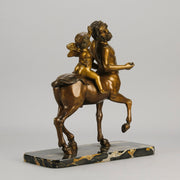 Italian Bronze Centaur and Cupid - Hickmet Fine Arts 