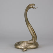 Italian Bronze - Rearing Snake - Hickmet Fine Arts 