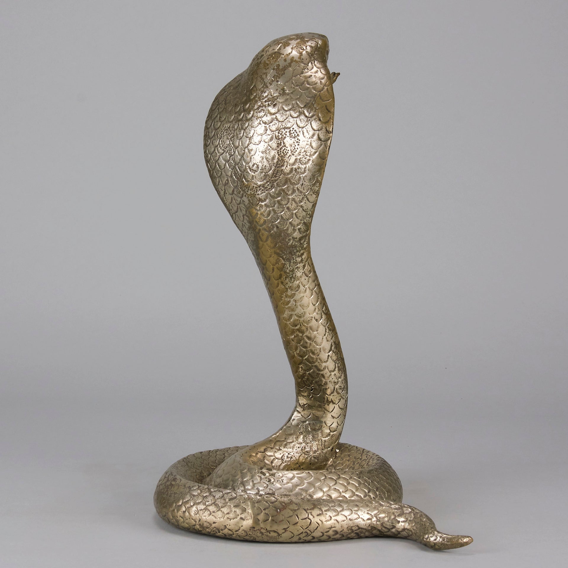 Italian Bronze - Rearing Snake - Hickmet Fine Arts 