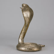 Italian Bronze - Rearing Snake - Hickmet Fine Arts 