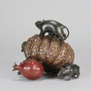 "Rats Eating Pumpkin" by Itsumin Okimono -  Hickmet Fine Arts 