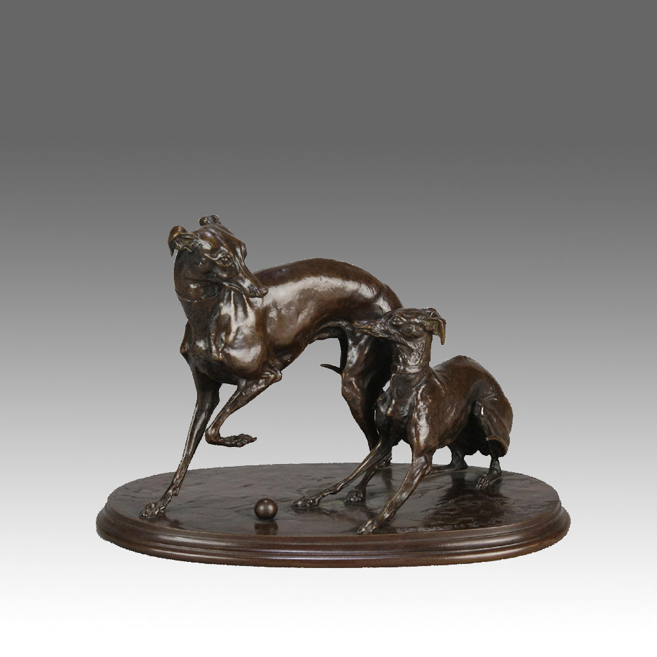 P J Mene bronze Jiji et Giselle -  Animaliers - Hickmet Fine Arts