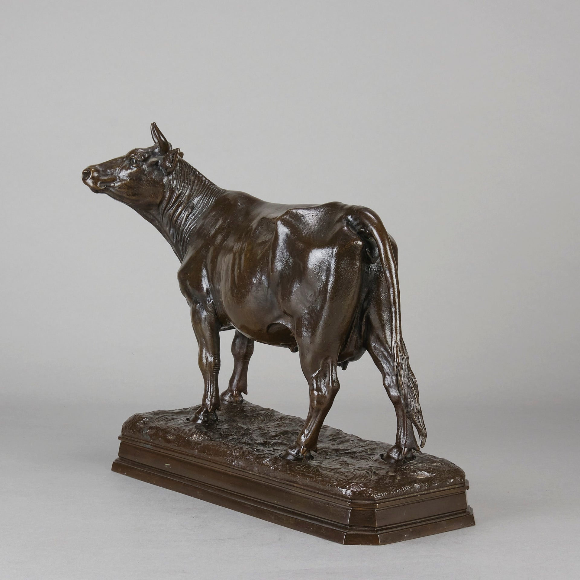 Jules Moigniez Bronze - Moigniez Cow - Hickmet Fine Arts