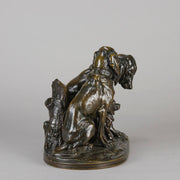 Hound Family - Animalier Alfred Jacquemart Bronze - Hickmet Fine Arts