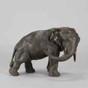 Japanese Bronze Elephant - Antique Bronze - Hickmet Fine Arts
