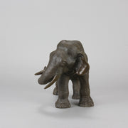 Japanese Bronze Elephant - Antique Bronze - Hickmet Fine Arts