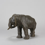 Japanese Bronze Elephant - Antique Bronze - Hickmet Fine Arts