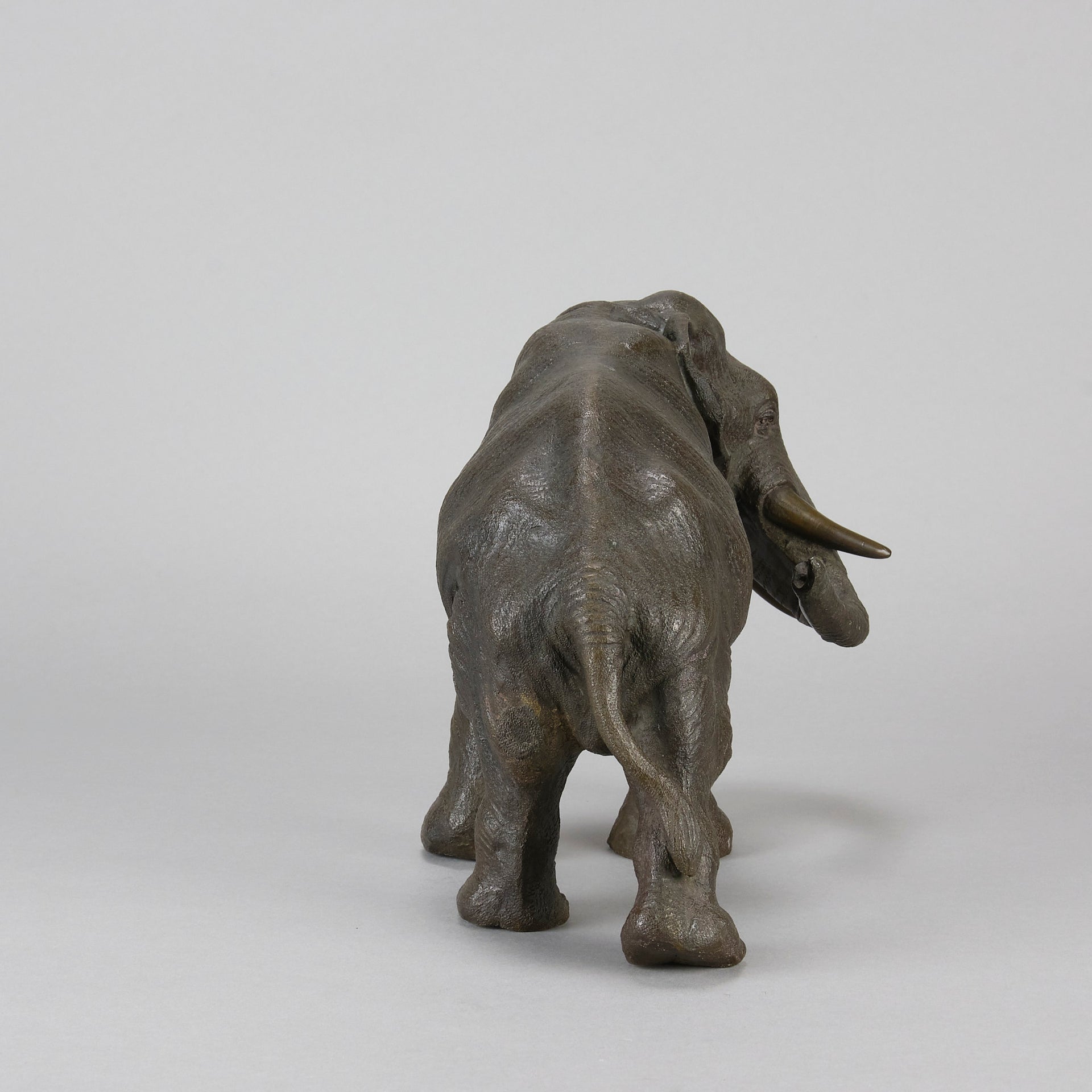 Japanese Bronze Elephant - Antique Bronze - Hickmet Fine Arts