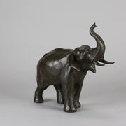 Japanese Bronze Elephant - Antique Bronze - Hickmet Fine Arts