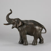 Japanese Bronze Elephant - Antique Bronze - Hickmet Fine Arts