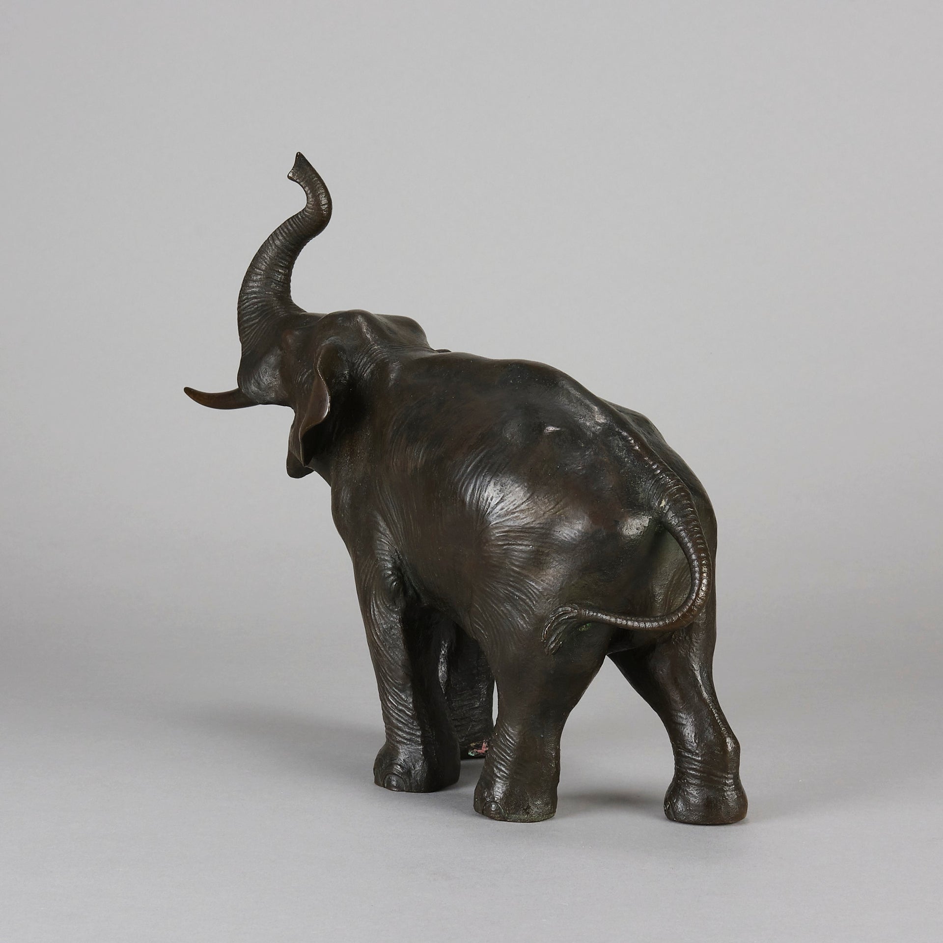 Japanese Bronze Elephant - Antique Bronze - Hickmet Fine Arts