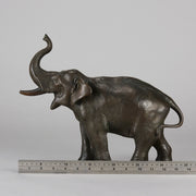 Japanese Bronze Elephant - Antique Bronze - Hickmet Fine Arts