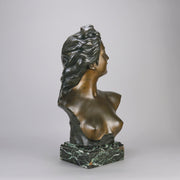 Art Nouveau Bronze Bust by Lambeaux